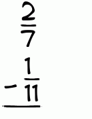 http://mathhelper.us/fraction_image_vertical.php?n1=2over7&n2=1over11&op=minus