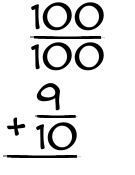 What is 100/100 + 9/10?