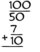 What is 100/50 + 7/10?