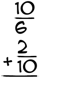 What is 10/6 + 2/10?