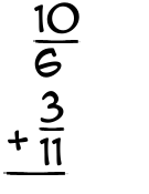 What is 10/6 + 3/11?