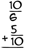 What is 10/6 + 5/10?