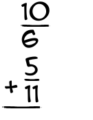 What is 10/6 + 5/11?