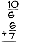 What is 10/6 + 6/7?