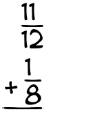 What is 11/12 + 1/8?