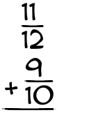 What is 11/12 + 9/10?