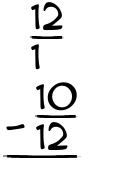 What is 12/1 - 10/12?