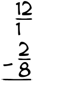 What is 12/1 - 2/8?