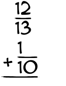 What is 12/13 + 1/10?