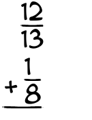 What is 12/13 + 1/8?