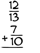 What is 12/13 + 7/10?