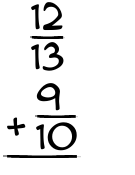 What is 12/13 + 9/10?