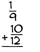 What is 1/9 + 10/12?