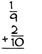 What is 1/9 + 2/10?