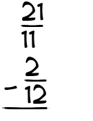 What is 21/11 - 2/12?