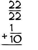 What is 22/22 + 1/10?