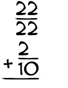 What is 22/22 + 2/10?