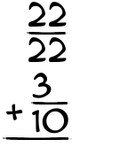 What is 22/22 + 3/10?