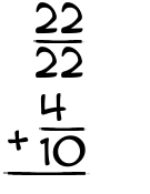 What is 22/22 + 4/10?
