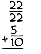 What is 22/22 + 5/10?
