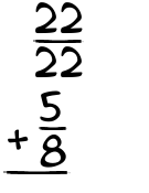 What is 22/22 + 5/8?