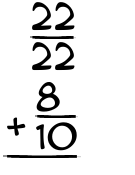 What is 22/22 + 8/10?