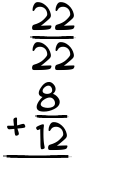 What is 22/22 + 8/12?