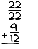What is 22/22 + 9/12?