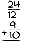 What is 24/12 + 9/10?