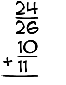 What is 24/26 + 10/11?