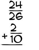 What is 24/26 + 2/10?
