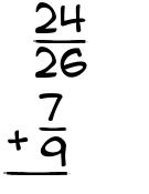 What is 24/26 + 7/9?
