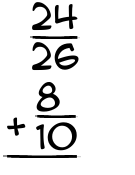 What is 24/26 + 8/10?