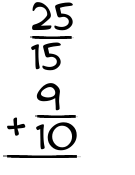 What is 25/15 + 9/10?