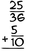 What is 25/36 + 5/10?