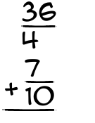 What is 36/4 + 7/10?