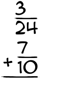 What is 3/24 + 7/10?