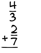 What is 4/3 + 2/7?