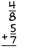 What is 4/8 + 5/7?