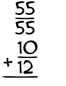What is 55/55 + 10/12?