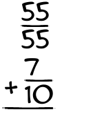 What is 55/55 + 7/10?