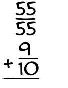 What is 55/55 + 9/10?