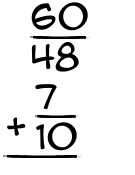 What is 60/48 + 7/10?