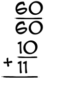 What is 60/60 + 10/11?