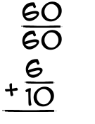 What is 60/60 + 6/10?
