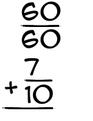 What is 60/60 + 7/10?