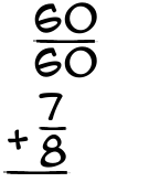 What is 60/60 + 7/8?