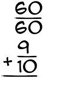 What is 60/60 + 9/10?