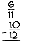 What is 6/11 - 10/12?