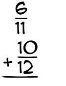 What is 6/11 + 10/12?